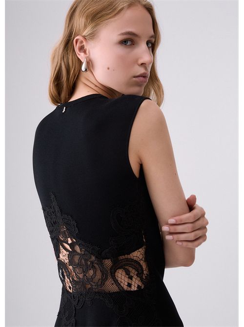 Abito in maglia con dettaglio in pizzo LIU JO | CF6005MS55N/22222